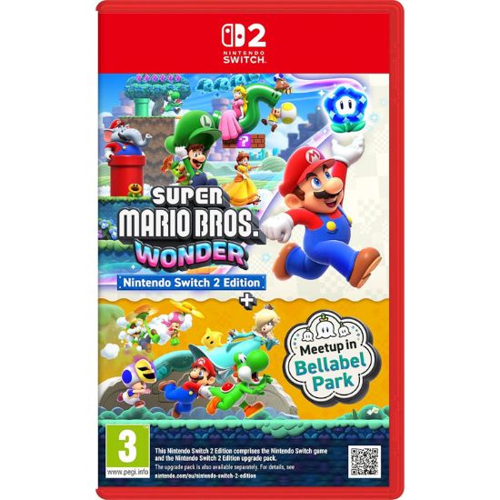 تصویر خرید بازی Super Mario Bros. Wonder برای Nintnedo Switch 2 و بسته دانلودی Meetup in Bellabel Park