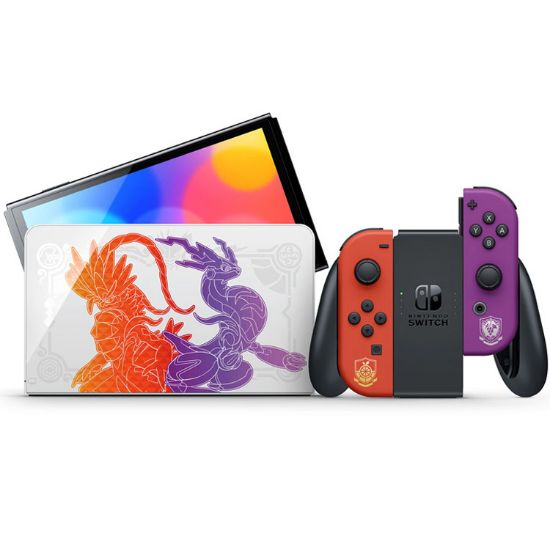 تصویر نینتندو سوییچ OLED نسخه محدود بازی Pokémon Scarlet & Violet