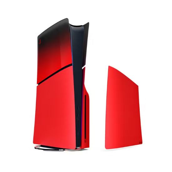 تصویر خرید فیس پلیت Ps5 Slim مدل Techno Red