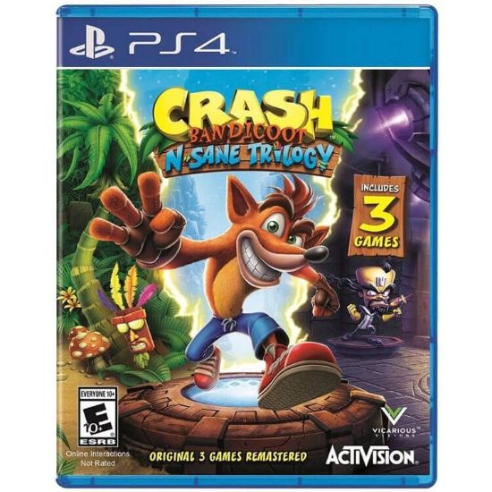 تصویر بازی Crash Bandicoot N. Sane Trilogy  برای ps4