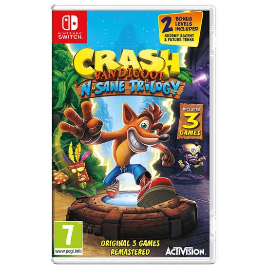 تصویر بازی Crash Bandicoot N. Sane Trilogy برای نینتندو سوییچ