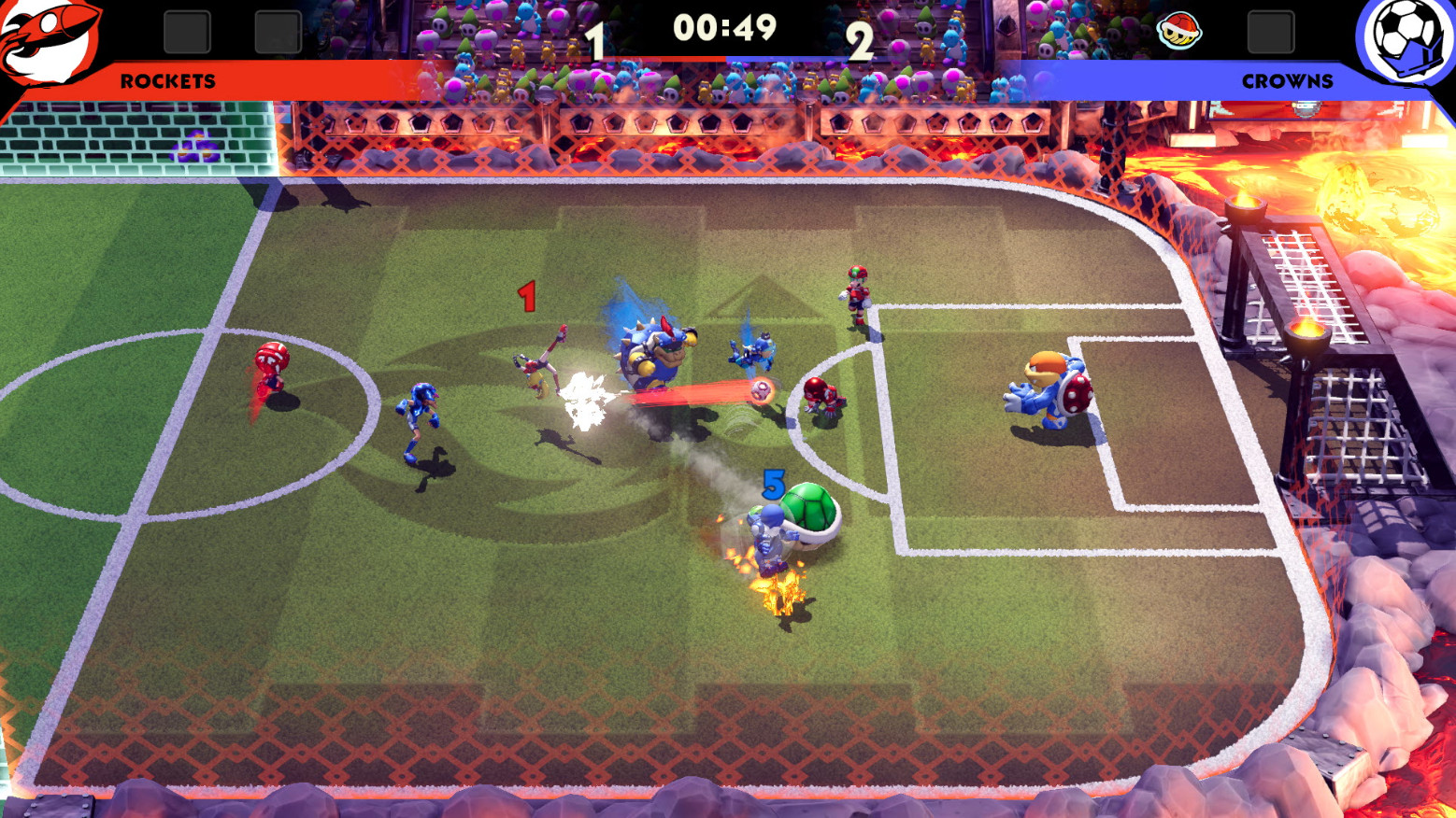 بازی Mario Strikers: Battle League برای نینتندو سوییچ
