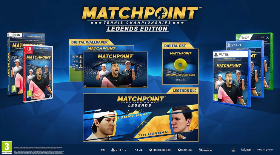 بازی Matchpoint - Tennis Championships | Legends Edition برای ps5